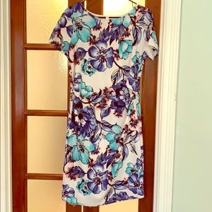 Pink Blush polyester stretch maternity dress